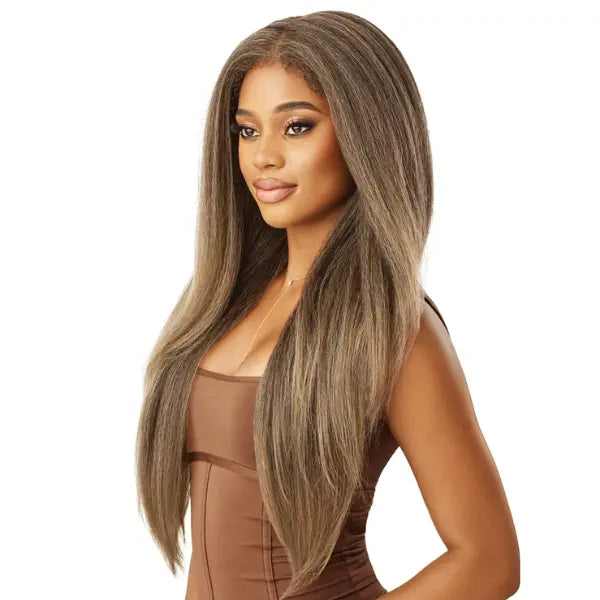 Perruque Lace Straight Yaki Baby Hair Afro KinkySoft 1 - Outré