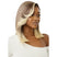 Perruque blonde lace front lisse bob cut Outre Ellis