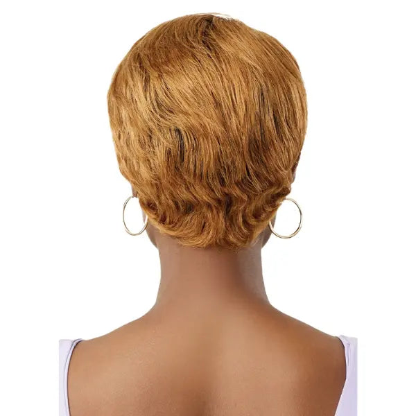 Perruque cheveux humains 100% naturels Pixie Cut courte Outre collection DUby Wig Lucille