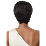 Perruque coupe pixie naturelle noire courte Human hair Outre Dottie