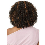 Perruque courte curly bouclée avec Frange Outre Wigpop Adley