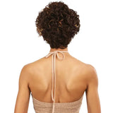 Perruque curly bouclée pixie cut lace caramel Vanessa Hair Brittney