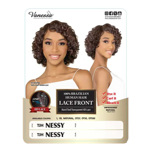 Perruque Curly 100% Naturelle Nessy - Vanessa