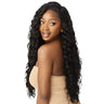 Perruque curly longue synthétique lace HD couleur noir Outre Dilara