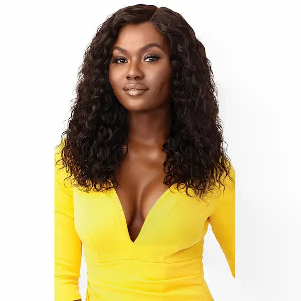 Perruque Curly naturelle en cheveux Humains vierges - Outré - Lace Front Wig Isadora 20-22 pouces Gold Label 