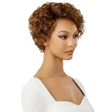 Perruque curly pixie cut Caramel lace HD Outre Every 41