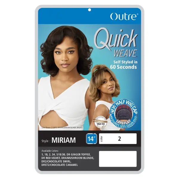 Perruque demi-tête Kinky Yaki Outre Miriam