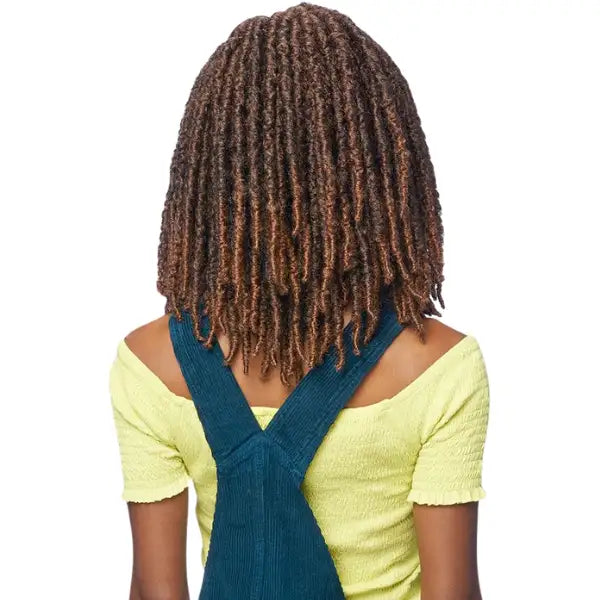 Perruque Faux Locs lace wig Couleur Caramel Spring Locs Vanessa