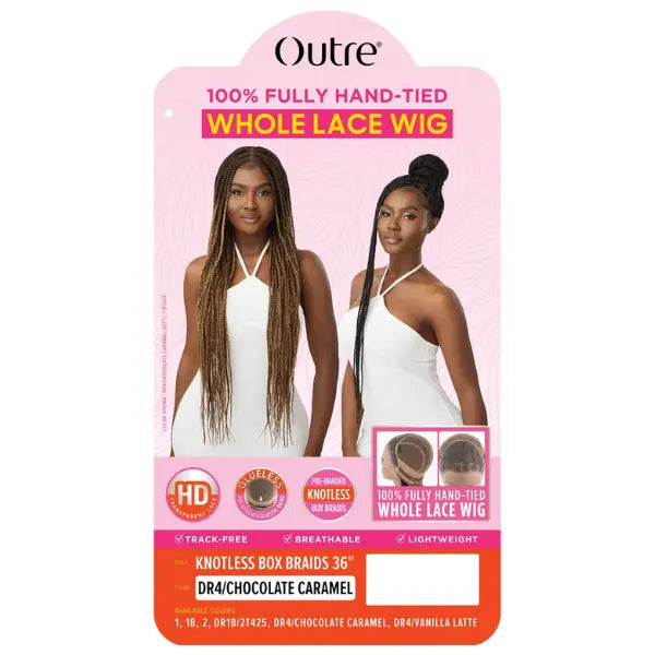 Perruque Tressée Full Lace Wig Knotless Box Braids - Outré