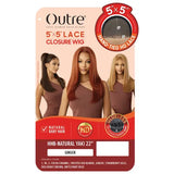 Perruque lace closure yaki straight Outre