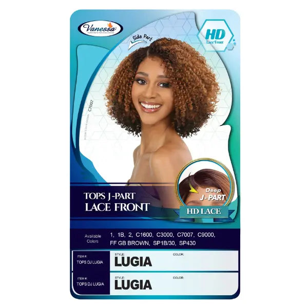 Perruque lace Curly mi-longue frisée Vanessa Hair Lugia