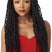 Lace Front Wig Tressée Passion Twist X-PRESSION Outré longueur 28 pouces