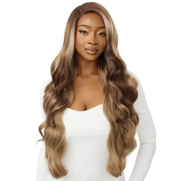 Perruque Lace HD Blonde body wave longue Outre SleekLay Part Kimari