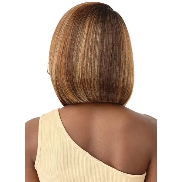 Perruque Lace HD Bob Court Lisse Outre Dinella