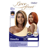 Perruque Lace HD Bob Lisse Court Outre Dinella