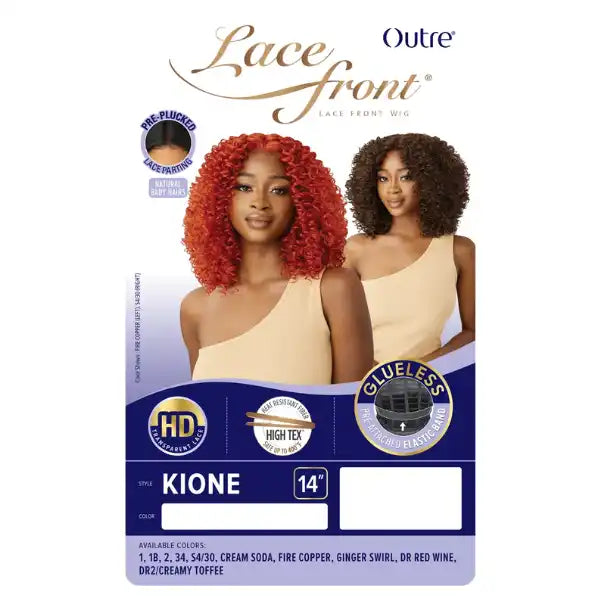 Perruque lace HD Kinky Curly bouclée Outre Kione