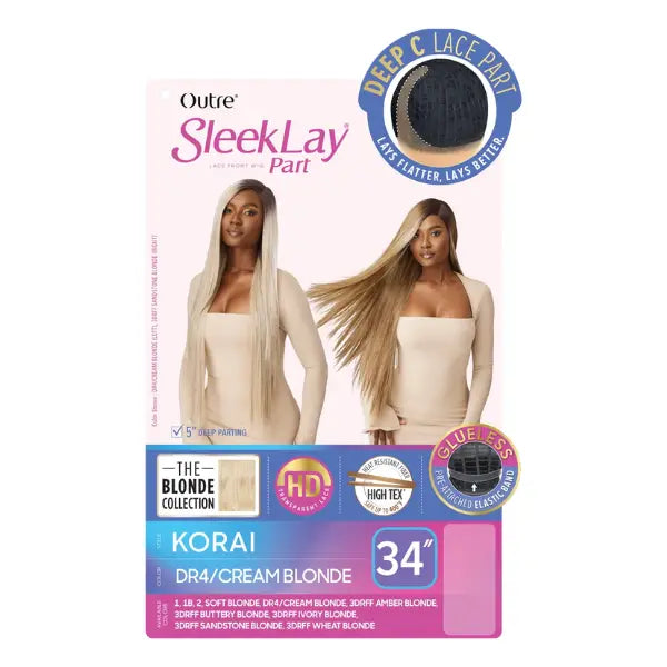 Perruque Lace HD Sleek Straight Outre SleekLay Part Korai