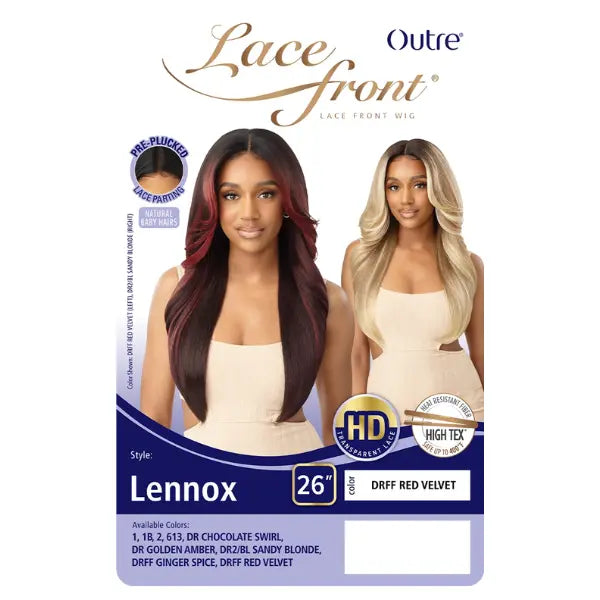 Perruque lace HD wavy longue Outre Lennox