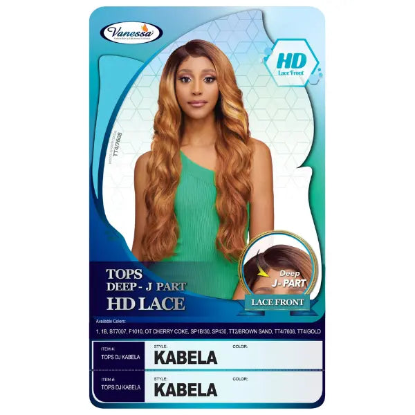 Perruque longue lace HD body wave 26 inch Vanessa Hair Kabela