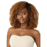 Perruque Quick Weave Kinky Curly Caramel Outré Sable