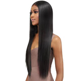 Perruque Straight Lisse Lace HD noire longue Vanessa Hair MIST Leia