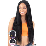 Perruque tressée braids Noir Model Model Long Box Braids