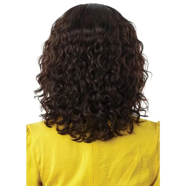 perruque u-part bob bouclée cheveux naturelle grade 9+ 12 pouces Outre Aruban Wave.