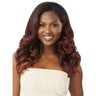 Perruque U-Part Body Wave Burgundy Dominican Body Curl 20 pouces cheveux semi-naturels Outre