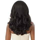 Perruque U-Part Body Wave Noire Dominican Body Curl 20 pouces Outre Dos