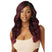 Perruque wavy burgundy bordeaux lace HD Outré Melted Hairline Elissa