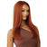 Perruque yaki straight lace closure couleur ginger rousse Outre