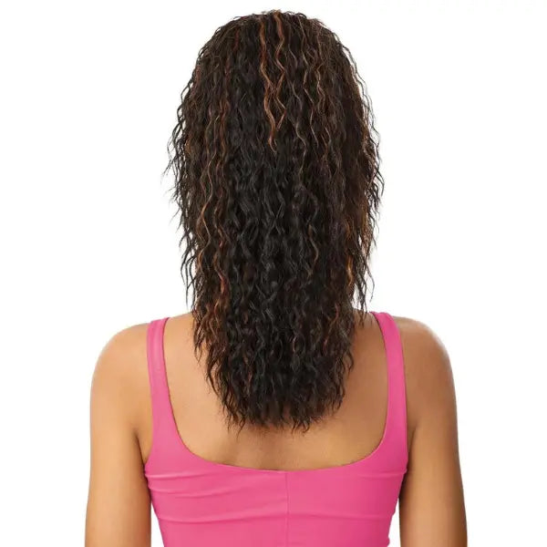 Ponytail Yaki Wavy Outre Postiche Vanna