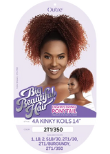 Postiche Afro Curly Ponytail Queue de Cheval à nouer - OUTRE Big Beautiful Hair