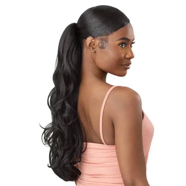 Postiche long ponytail black loose body wave Outre Kate