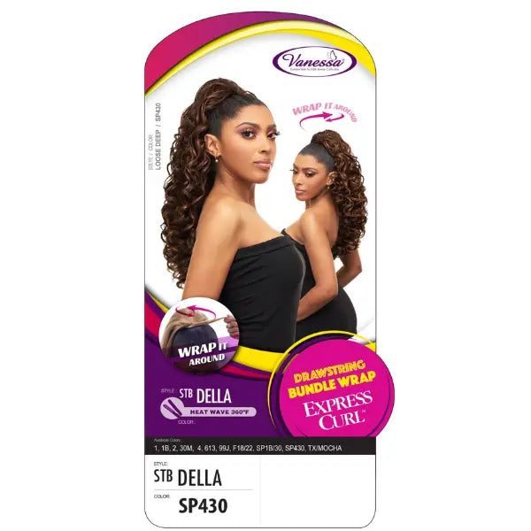 Postiche Ponytail curly 20 pouces Vanessa STB Della