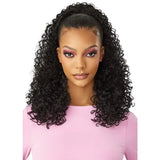 Postiche ponytail curly bouclée couleur noire Outré Ola