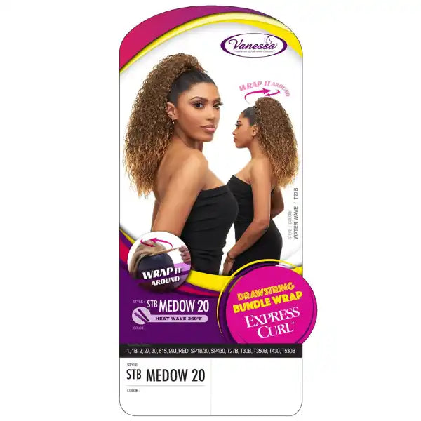 Postiche Ponytail kinky curly long Vanessa Medow 20