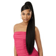 Perruque Ponytail lisse longue couleur noir Ombre Outre Bone Straight 34"