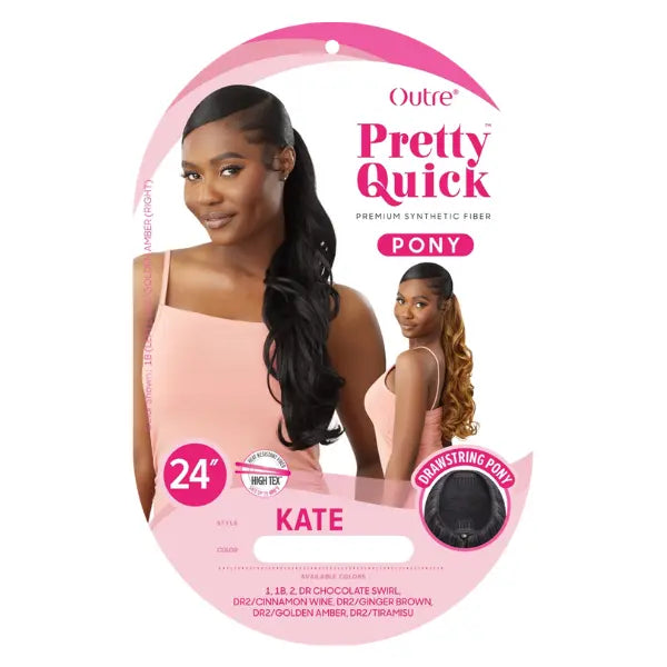 Postiche ponytail loose body waong Outre Kate