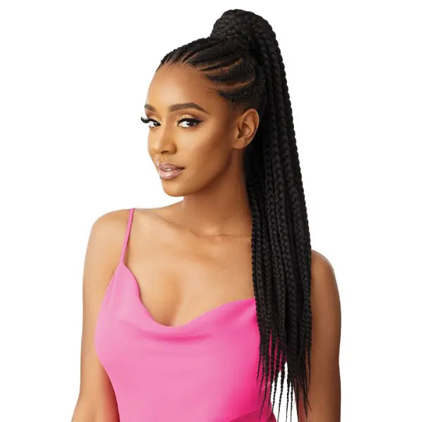 Postiche Tressé Large Box Braids 28 pouces en noir