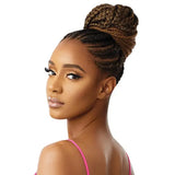 Postiche Tressé Large Box Braids 28 pouces à porter en chignon bun ou en queue de cheval