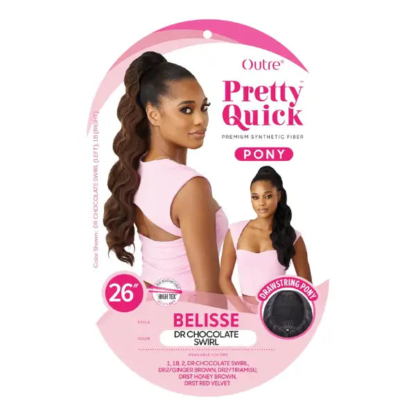 Queue de cheval ponytail body wave longue Outre Belisse