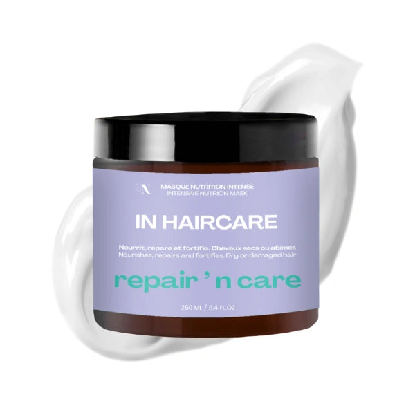 In Haircare Masque Capillaire Repair N Care pour Cheveux Secs et abîmés 