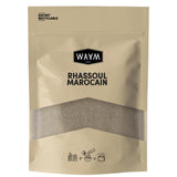 Rhassoul marocain WAAM Nettoie en profondeur et sans assécher, la peau et les cheveux. 250g