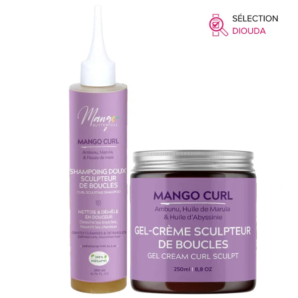 Routine CURL Naturelle Cheveux Bouclés - Mango Butterfull