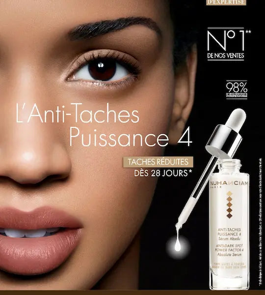 Le sérum anti-taches Nuhanciam atténue visiblement les taches pigmentaires, de vieillesse ou d’hyperpigmentation laissées par des boutons, cicatrices et autres sur le visage et le corps. Flacon 30ml