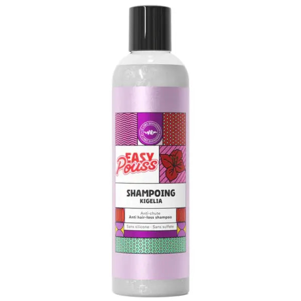 shampoing vitamine cheveux boucles et crépus, marque easy pouss