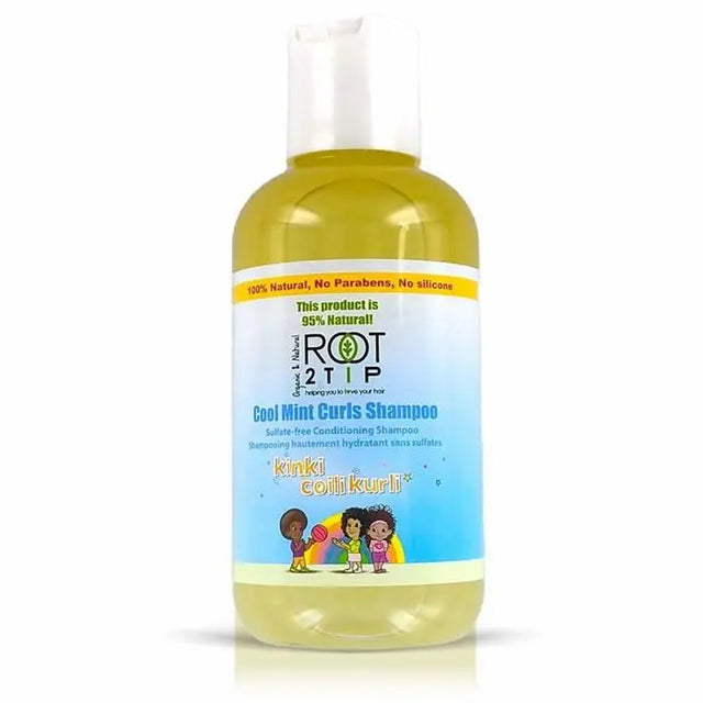 Shampoing Doux Enfant - Shampoing Hydratant Rafraichissant Cool Mint Curls Kids Shampoo - Root2Tip