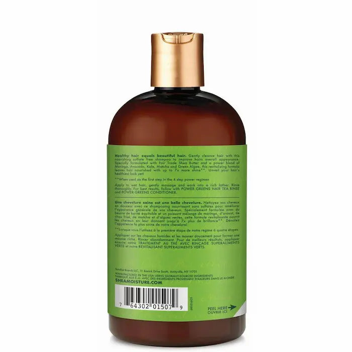 Shampoing Power Greens à l'huile de Moringa & Avocat - Shea Moisture