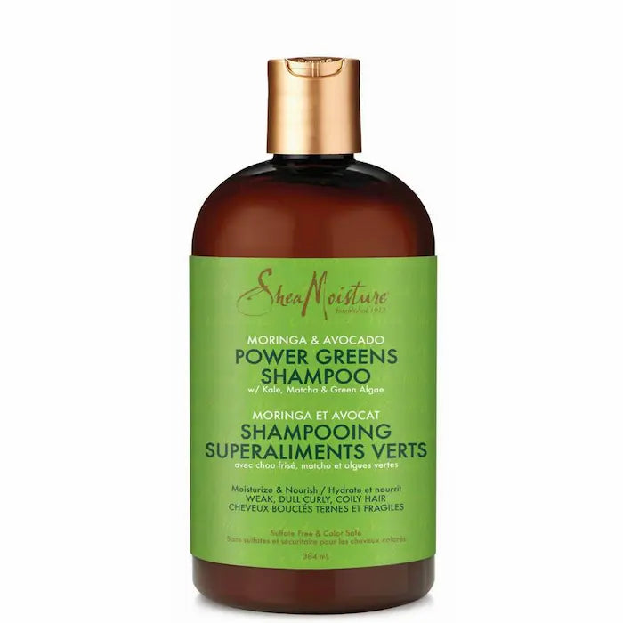 Shampoing SuperAliments verts à l'huile de Moringa & l'Avocat - Shea Moisture